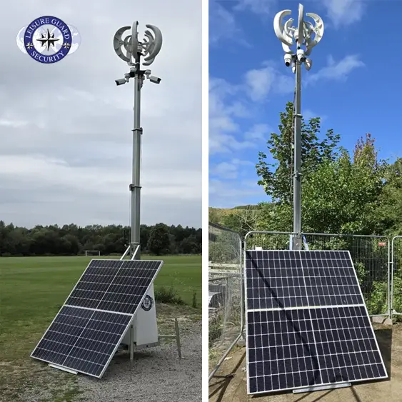 Mobile CCTV Tower hire Wigan - Keep your site protected