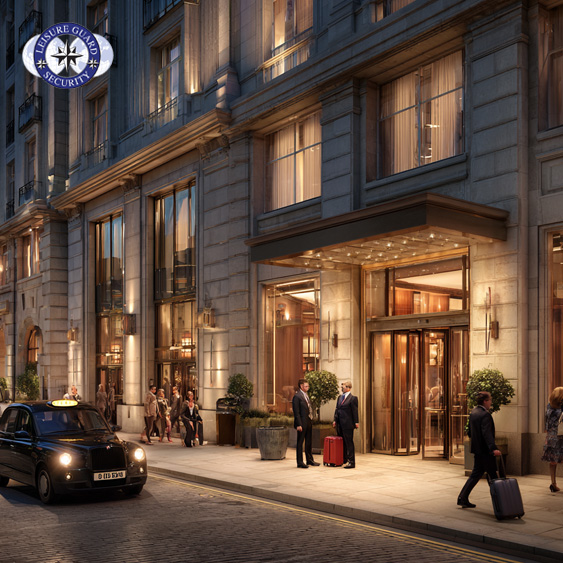 Hotel security guards London protecting guests