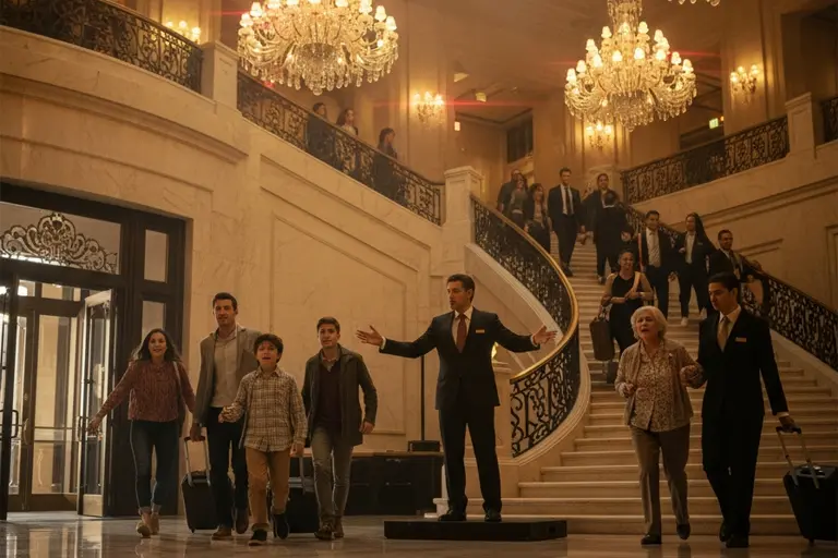 Hotel evacuation procedures