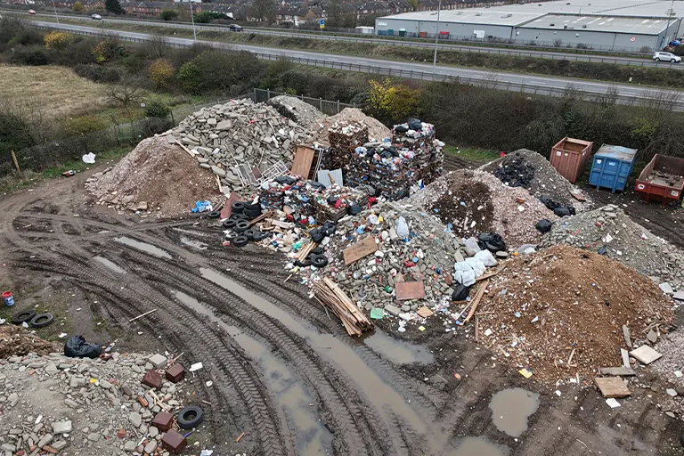Illegal waste dumping in the UK is a huge issue.