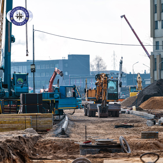 Construction site security in Leeds. Protecting your site.